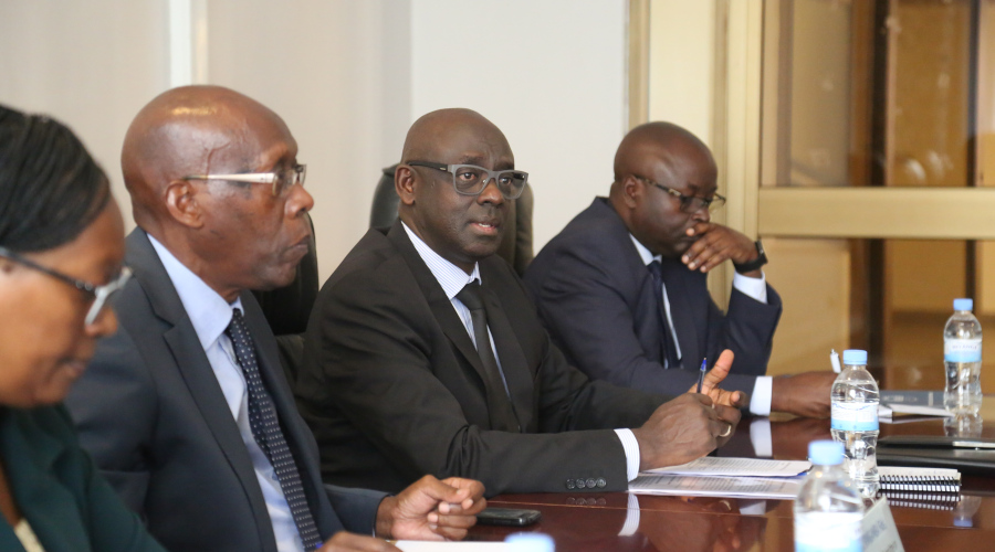 Minister of Justice Johnston Busingye speaks at the commission on the state of national security on Friday, July 12, 2019. / Sam Ngendahimana