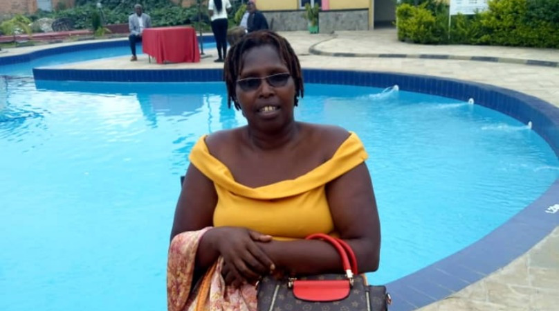 Chantal Kayitesi is forever grateful to the RPA now RDF soldiers who rescued her. / Courtesy