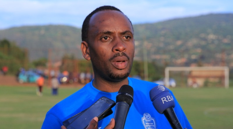 Sadati Munyakazi speaks to reporters after his election as the new Rayon Sports FC president on Sunday. / Courtesy