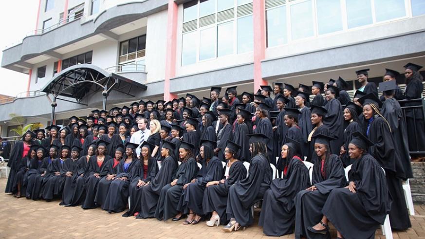 Akilah Institute graduation ceremony. Since its establishment more Rwandan girls have acquired skills