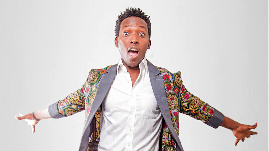 Local stand-up comedian Arthur Nkusi gears up for the u2018Laugh Festivalu2019 in Nairobi, next weekend. / Courtesy