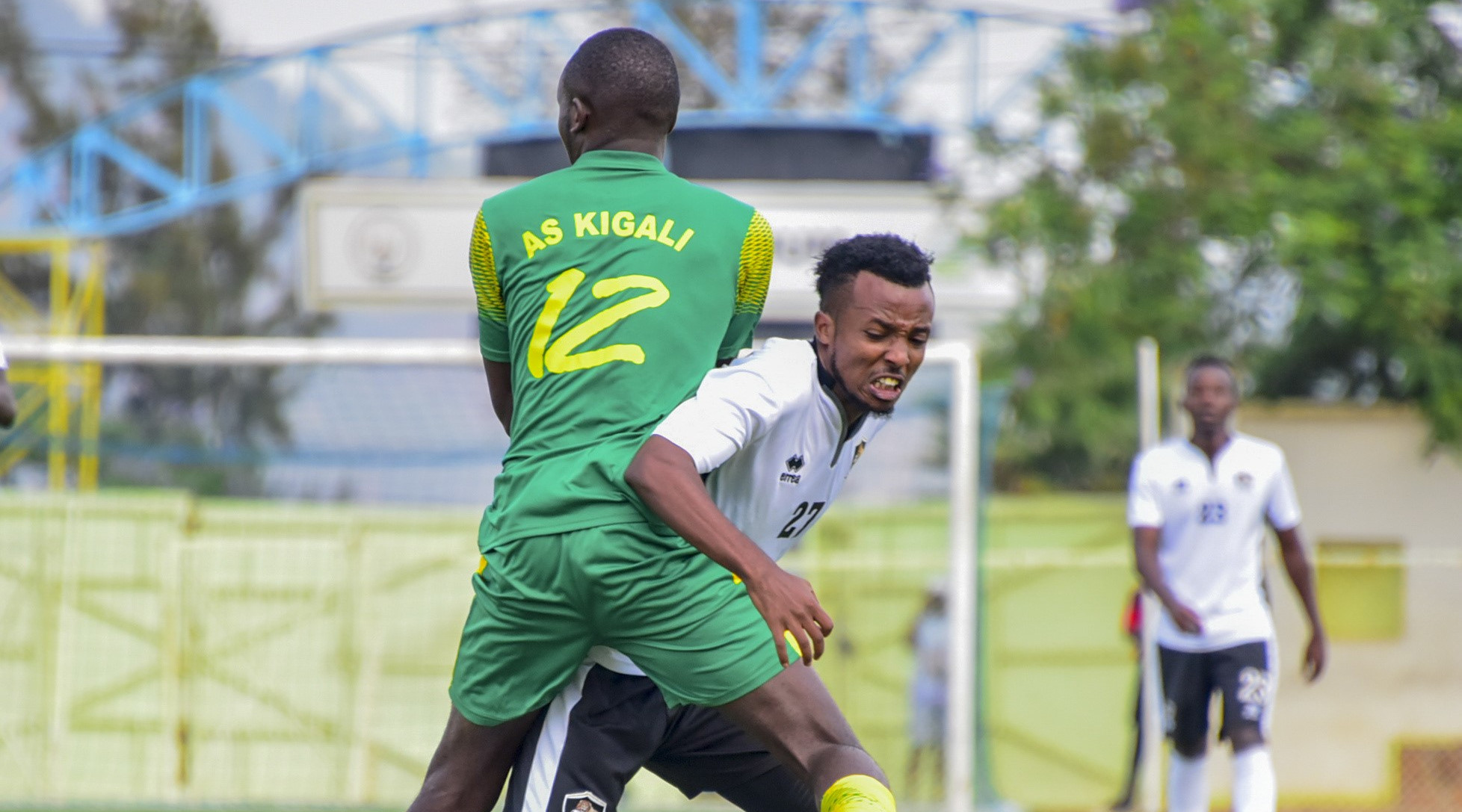 Dominique Savio Nshuti (27), seen here in action against AS Kigali, joined Police this week after being released by APR earlier this month. / File