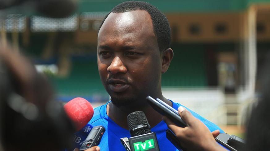 Vincent Mashami was appointed as Amavubi head coach last year. / File