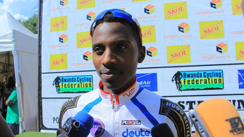 Young cyclist Renus Byiza Uhiriwe is one of the athletes flying to Japan on Sunday. / FIle