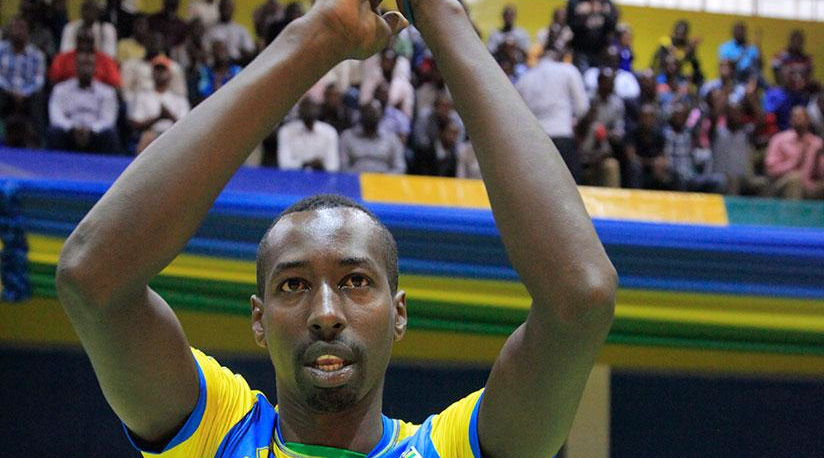 Pierre Marshal Kwizera, who retired from international volleyball in 2017, won league titles with APR, Gisagara and REG during his 16-year glittering playing career. / File