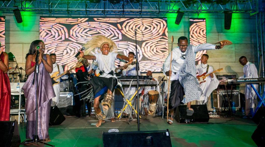 Performers entertain the crowd at Kigali Convention Centre on Sunday, July 21. / Courtesy