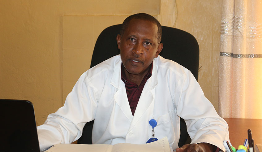 Dr William Namanya, Director General of Kibungo Referral Hospital. Jean de Dieu Nsabimana.
