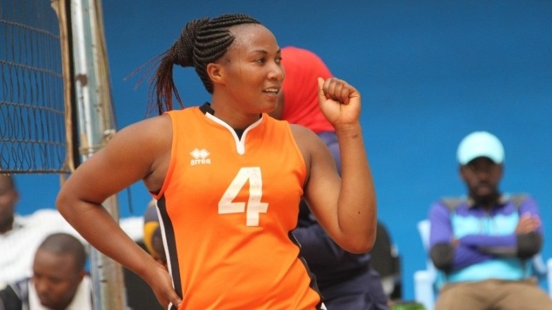 Ernestine Akimanizanye joins the Kenyan giants after nine years with Rwanda Revenue Authority (RRA) women volleyball club. File