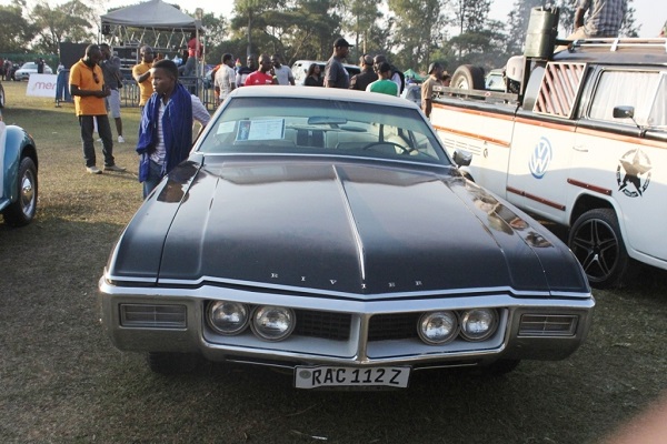 The show featured cars like the 7,000cc 1968 Buick Riviera and motorbikes. / File