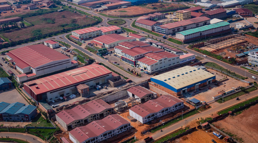An aerial view of the Special Economic Zone in Gasabo District. The world Bank has promised to continue working with Rwanda in urban development. / Emmanuel Kwizera