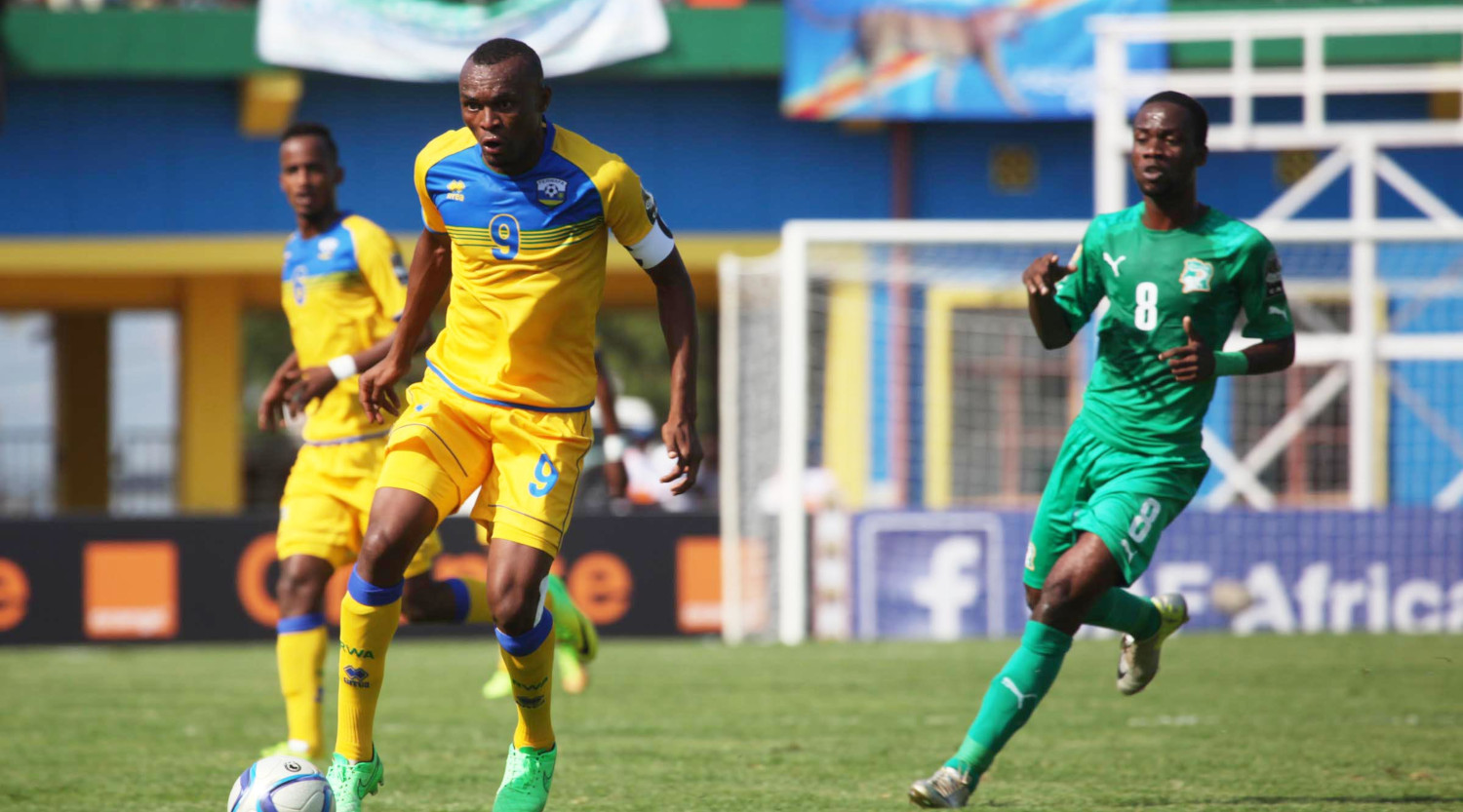 Jacques Tuyisenge captained Amavubi in the final  two group games of the 2019 AFCON qualifiers. / File