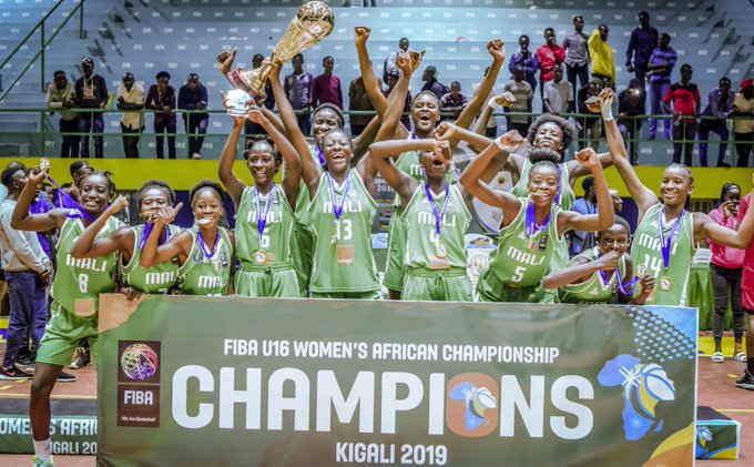 Mali beat Egypt in the final game 84-48 to win their sixth FIBA U16 Womenu2019s African Championship title. / Courtesy