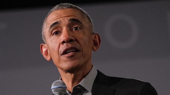 Barack Obama tried unsuccessfully to tighten gun controls in the US. / BBC