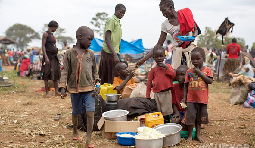 Refugee children in Uganda. Courtesy.