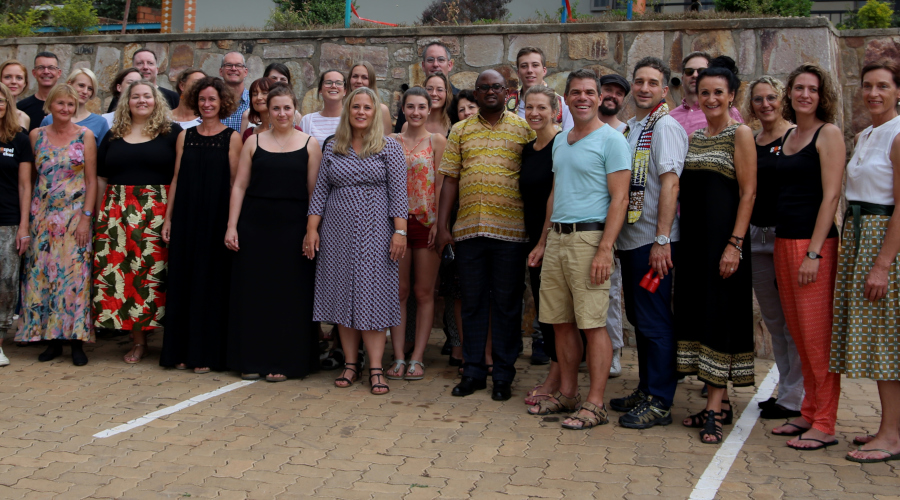 German choir, St. Lukas Munchen is in Rwanda for a music festival. / Craish Bahizi