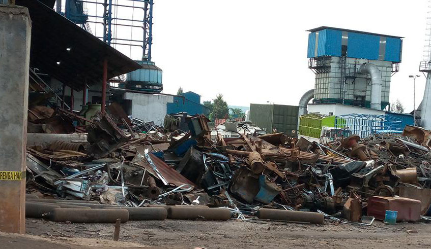 The Rwamagana-based steel factory, SteelRwa, was shut down over emitting gases from steel production, such as carbon dioxide. File.