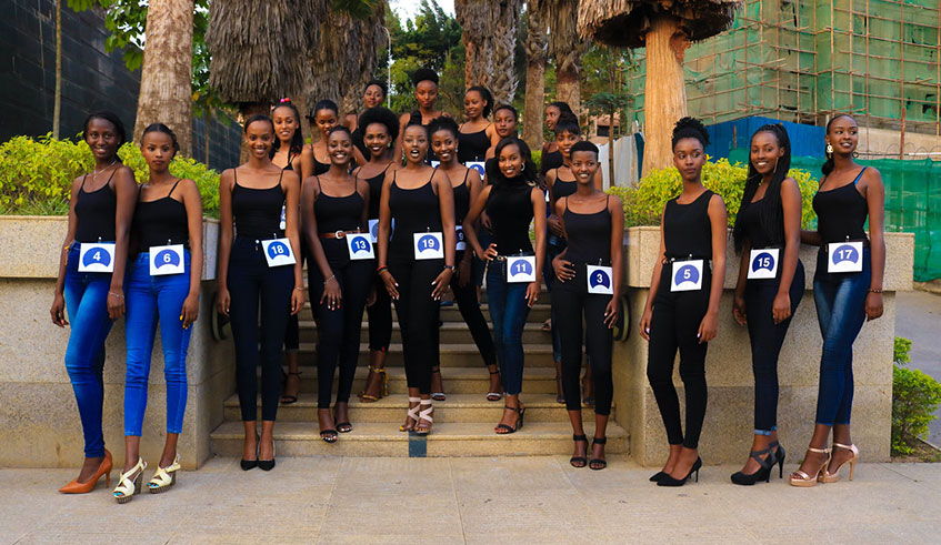 Some of the girls who made it to the top 20 .Courtesy photos