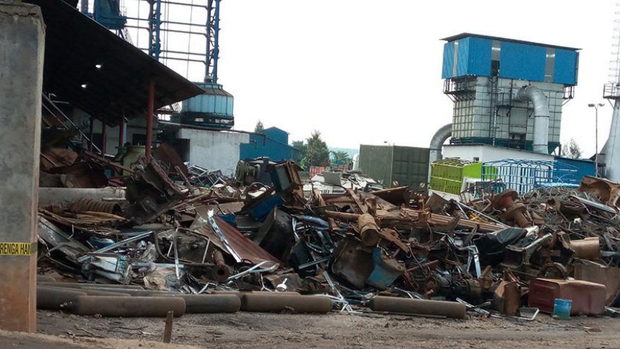 The Rwamagana-based steel factory, SteelRwa, was shut down over emitting gases from steel production, such as carbon dioxide. / File