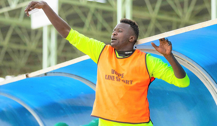 Jean Claude Ndoli says he wants more playing time at Musanze after spending last seaosn as SC Kiyovuu2019s second goalkeeper. Courtesy.
