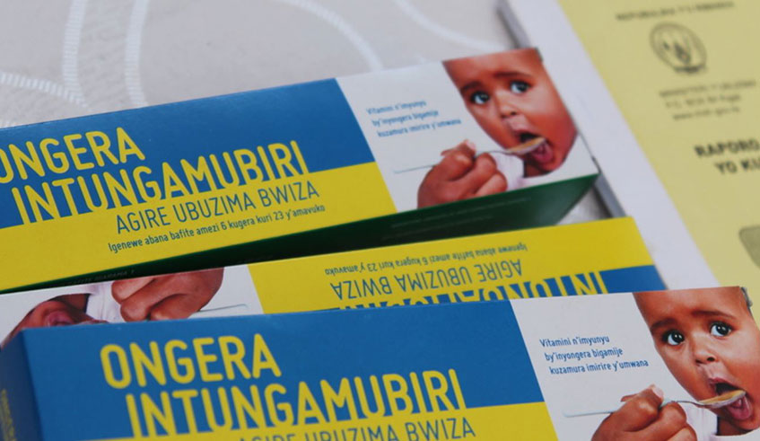 Ongera Intungamubiri was introduced in 2015 to fight stunting among children. Net photo.