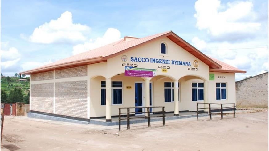 SACCO Ingenzi offices in Byimana Sector, Ruhango District. In the first half of 2019, profits of the Umurenge Saccos stood at Rwf2.9 billion. / Net photo
