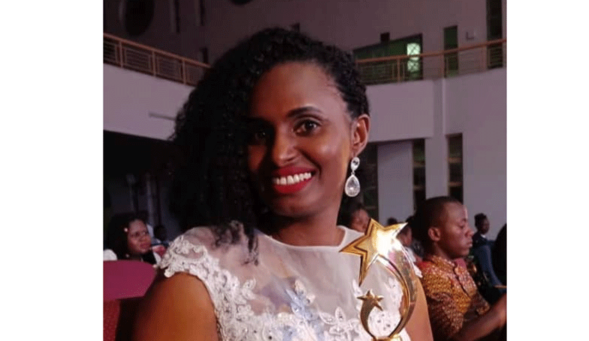 Gaby Kamanzi's 'Nzahora Nshima' scooped Best Live Worship Song award. Courtesy.