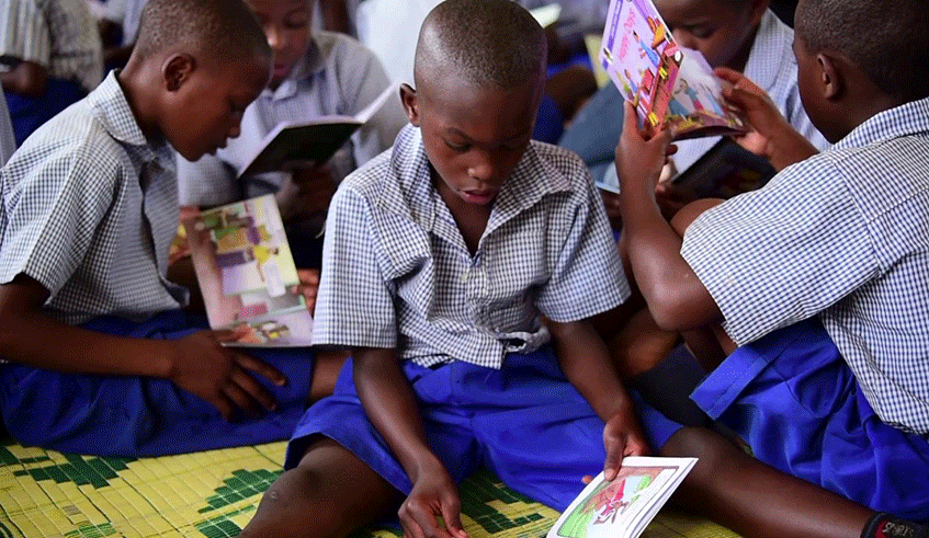 Teaching  in Kinyarwanda for the first three classes of primary education is beneficial to promotion of mother tongue. Net photo.