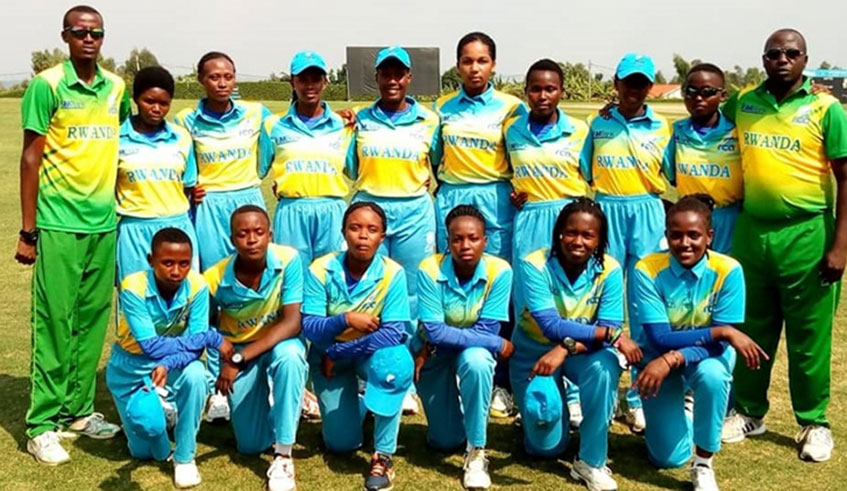 Rwanda national women cricket team registered a 2-2 win ratio during the 2020 Womenu2019s Cricket World Cup qualifiers in May, in Zimbabwe. File.