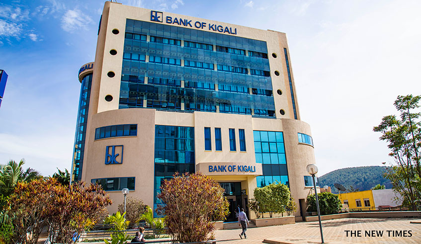 Bank of Kigali headquarters in Nyarugenge District. File.