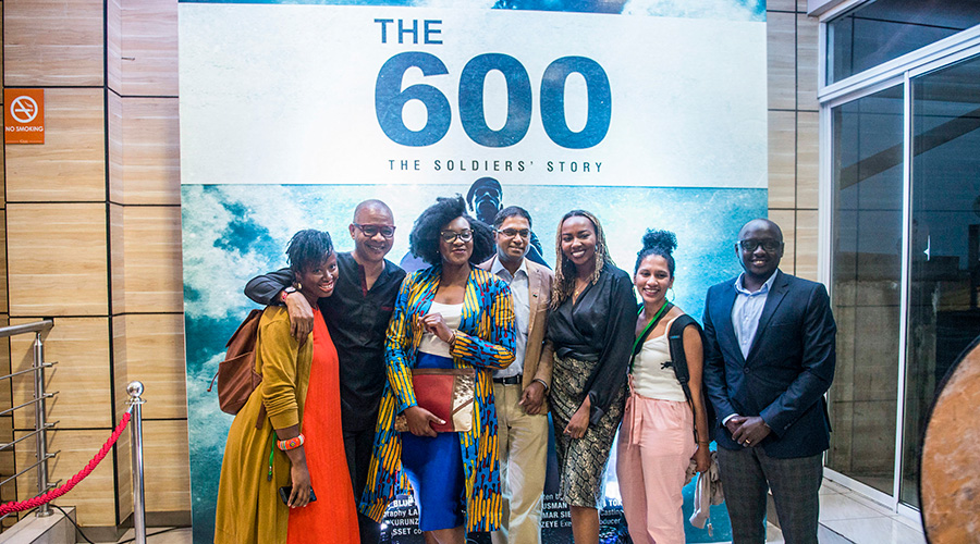 African social media influencers at the premiere of The 600. / Courtesy