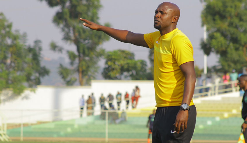 Ismael Nshutinamagara, 36, is part of AS Kigaliu2019s coaching staff since 2017. Courtesy.