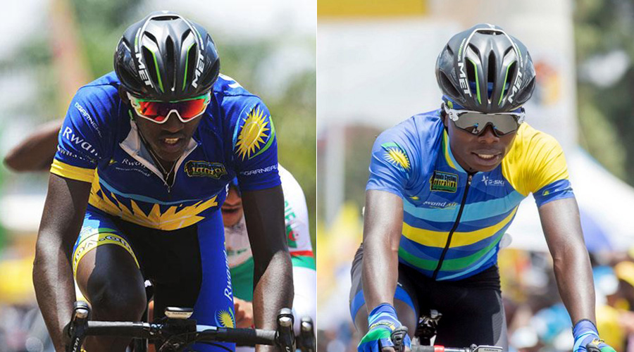 Samuel Mugisha (L) and Moise Mugisha will lead Team Rwanda at this yearu2019s Road World Championships come September 22-29 in Yorkshire, England. / File