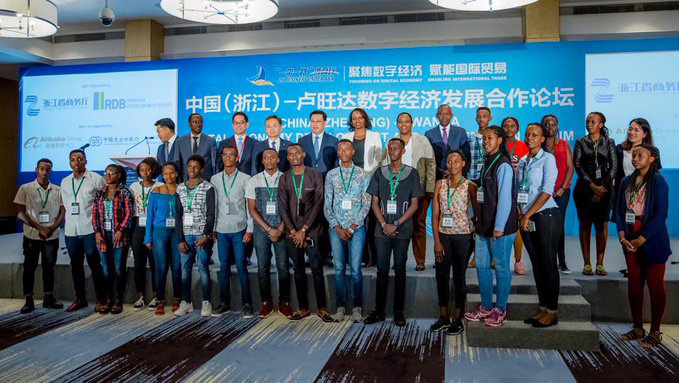 In the framework of MoU between Rwanda and Alibaba, 20 Rwandan students will pursue Bachelors in International Business (Cross-Board e-Commerce) at Hangzhou Normal University. / Courtesy