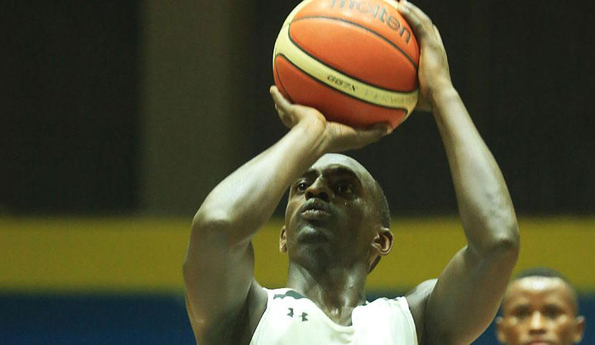 Aristide Mugabe, captain of the Patriots Basketball Club, is a six-time champion. File.