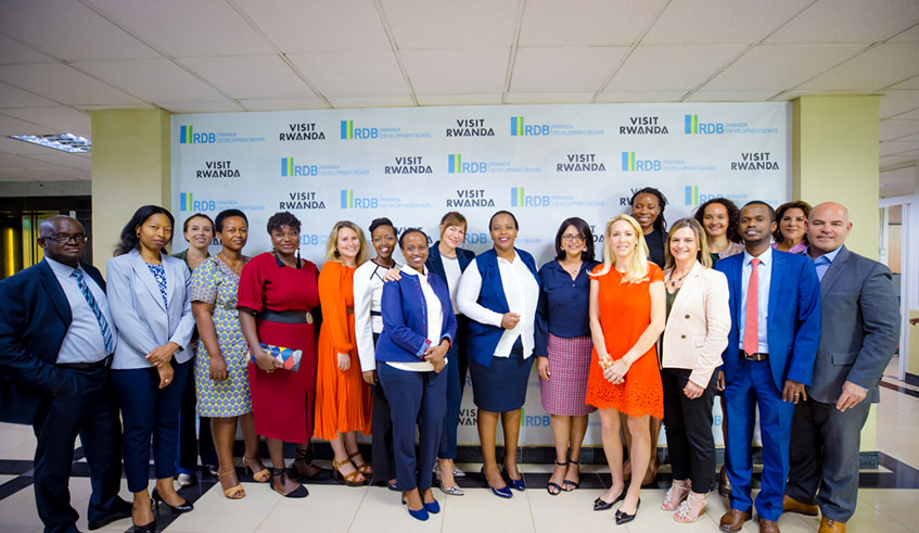 Cherie Blair is leading a delegation of 9 women business leaders, who met with government officials at RDB, on Sept. 10. /Courtesy. 
