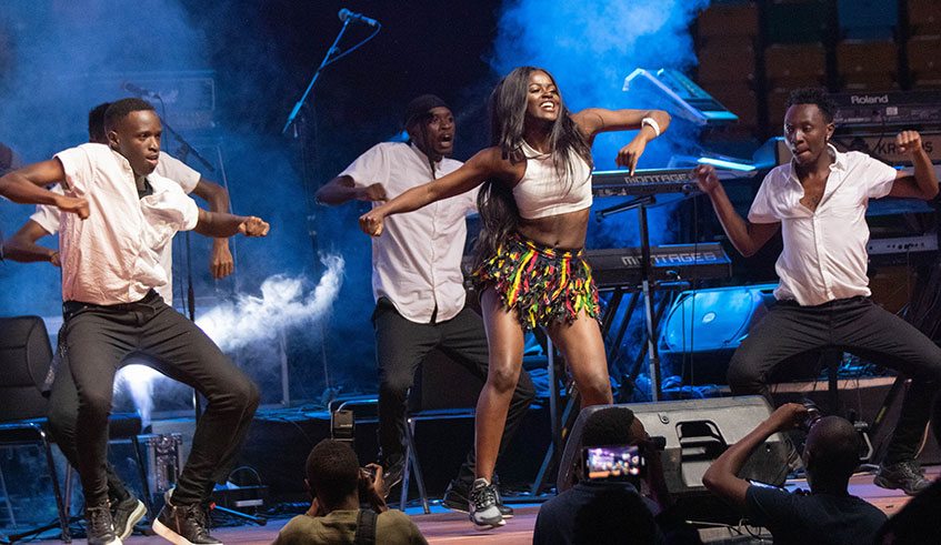 Sherrie was also among the performers at Kwita Izina Concert in Kigali Arena, on September 7.  Photos by Emmanuel Kwizera.