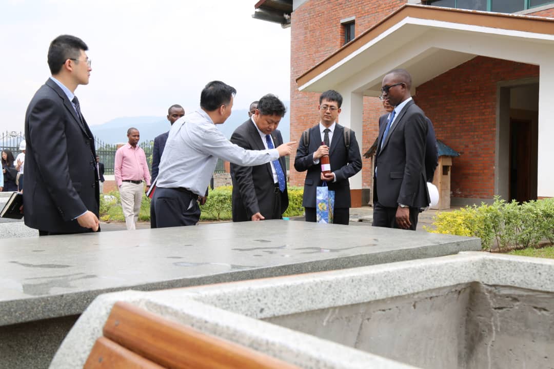 A delegation from the Chinese Ministry of Education on Wednesday toured IPRC Musanze. (Courtesy)