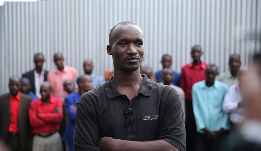 Jean Paul Harerimana, one of the Rwandans deported from Uganda, says he had been recruited into a militia that seeks to destabilise Rwanda. Courtesy.