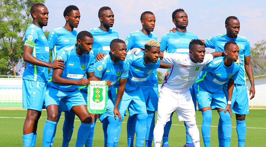 The AS Kigali line-up that started against Proline at Kigali Stadium on Saturday. The return-leg is scheduled for September 28 in Kampala. / Courtesy