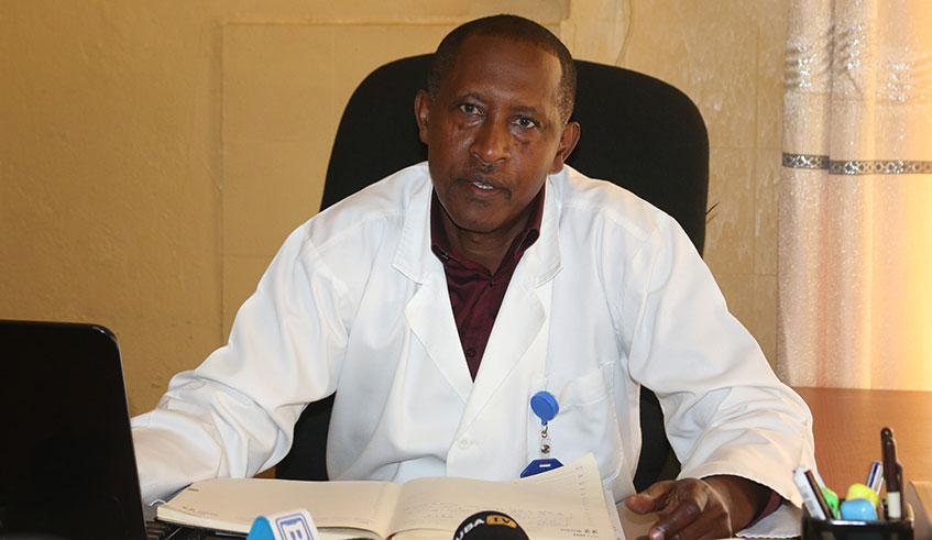 Dr William Namanya, the Director-General of Kibungo Referral Hospital. Jean de Dieu Nsabimana.
