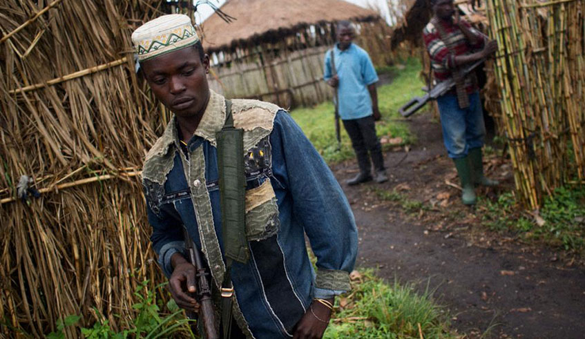 FDLR fighters in DR Congo. Net photos.