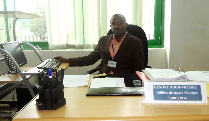 Jordi-Michel Musoni, the president of SYPELGAZ.  Net photo.