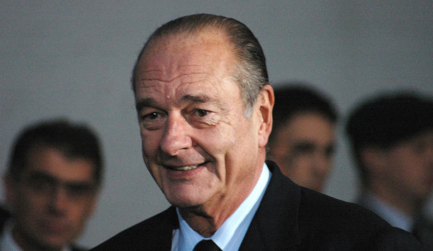 Chirac served two terms as French president 