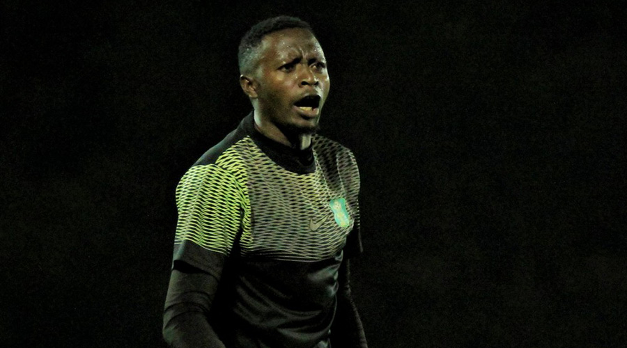 Eric u2018Bakameu2019 Ndayishimiye joined AS Kigali from Kenyan giants AFC Leopards in July and has since become the clubu2019s first choice goalkeeper. / Courtesy