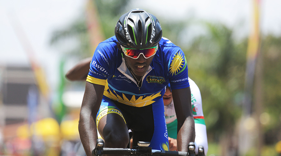 Samuel Mugisha, seen here during the 2018 African Continental Road Championships in Kigali, is part of Team Rwanda's five-man roster for the one-day 200km race. / Sam Ngendahimana