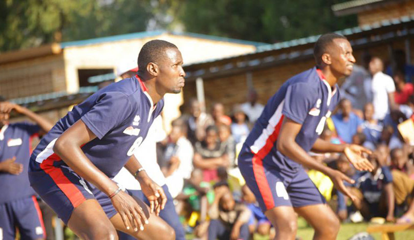 Flavien Ndamukunda (L) and Olivier Ntagengwa have both departed Rwanda Energy Group after powering the club to their first league title in May. File.