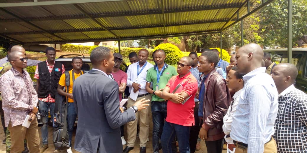 Madhatiru, a top RNC field commander arrives at the military tribunal. (Emmanuel Kwizera)
