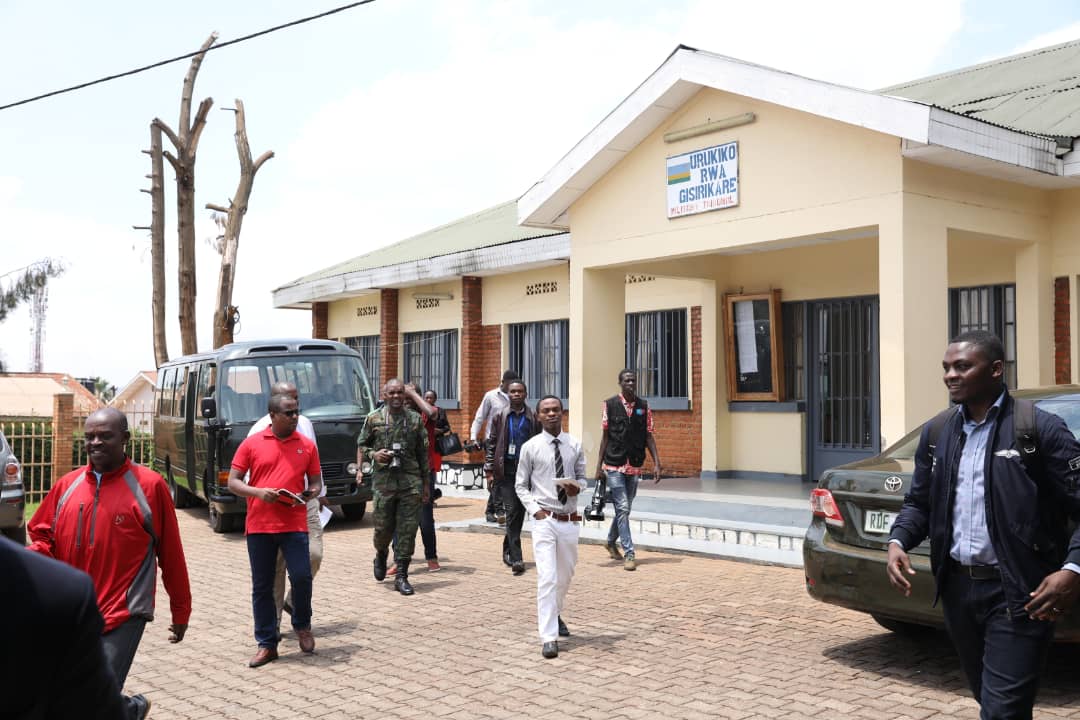 Madhatiru, a top RNC field commander arrives at the military tribunal. (Emmanuel Kwizera)