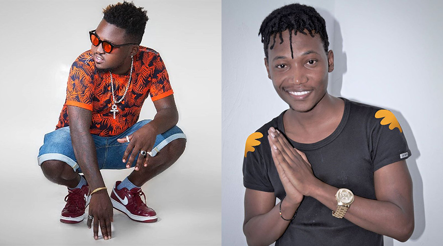 Ama-G the Black (L) and Sintex.