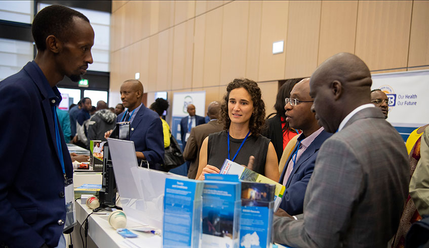 Participants attend an exhibition during Rwanda Day in Bonn, Germany over the weekend. Photo/Courtesy.